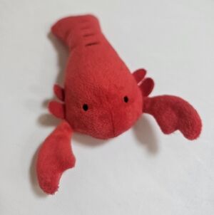 Red Plush Lobster Toy Little 6" Doy Toy Plush W/ Squeeker